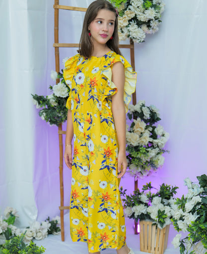 Tropicle Ruffle Jumpsuit