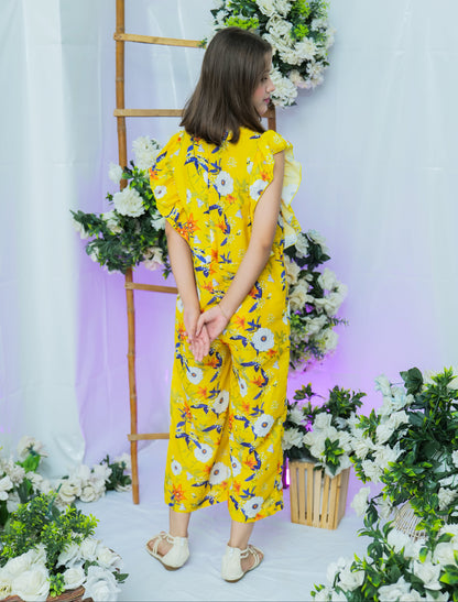 Tropicle Ruffle Jumpsuit