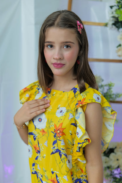 Tropicle Ruffle Jumpsuit